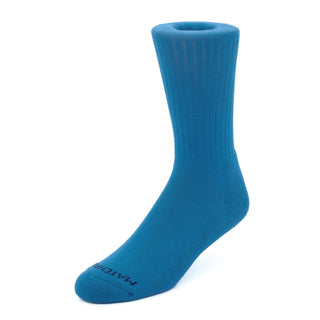 Matchplay Classic Sports Socks in Ocean Blue (Ribbed)