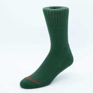Matchplay Classic Sports Socks in Fescue Green (Ribbed) - The Matchplay Company