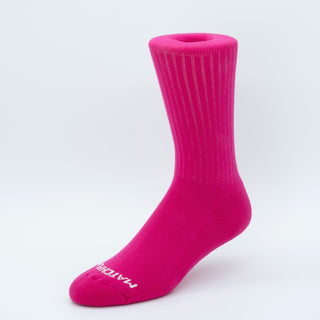 Matchplay Classic Sports Socks in Fuchsia (Ribbed) - The Matchplay Company