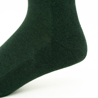 Matchplay Classic Sports Socks in Deep Green Marl (Ribbed)