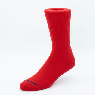 Matchplay Classic Sports Socks in Sunday Red (Ribbed) - The Matchplay Company