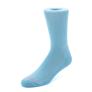 Matchplay Classic Sports Socks in Sky Blue (Ribbed)
