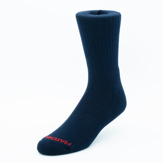 Matchplay Classic Sports Socks in True Navy (Ribbed) - The Matchplay Company