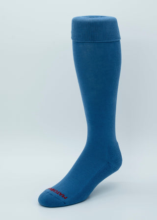 Matchplay Classic Long Socks in Ocean Blue - The Matchplay Company