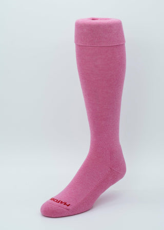 Matchplay Classic Long Socks in Rose - The Matchplay Company