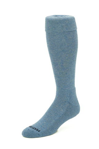 Matchplay Classic Long Socks in Steel Blue