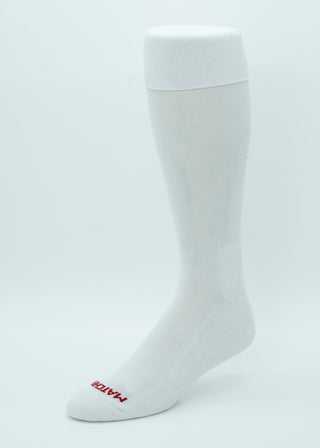 Matchplay Classic Long Socks in White - The Matchplay Company
